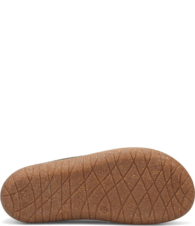 Taos Footwear Women's Woolfer Wool Faux Fur Lined Indoor/Outdoor Loafer Slippers