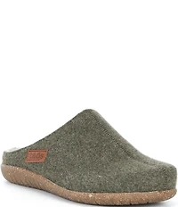 Taos Footwear Woolness Faux Fur Lined Wool Clogs