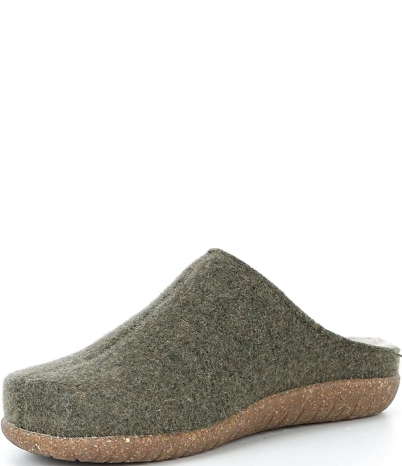 Taos Footwear Woolness Faux Fur Lined Wool Clogs