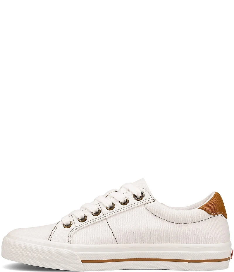 Taos Footwear Z-Soul Canvas Zip Detail Sneakers
