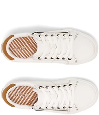 Taos Footwear Z-Soul Canvas Zip Detail Sneakers