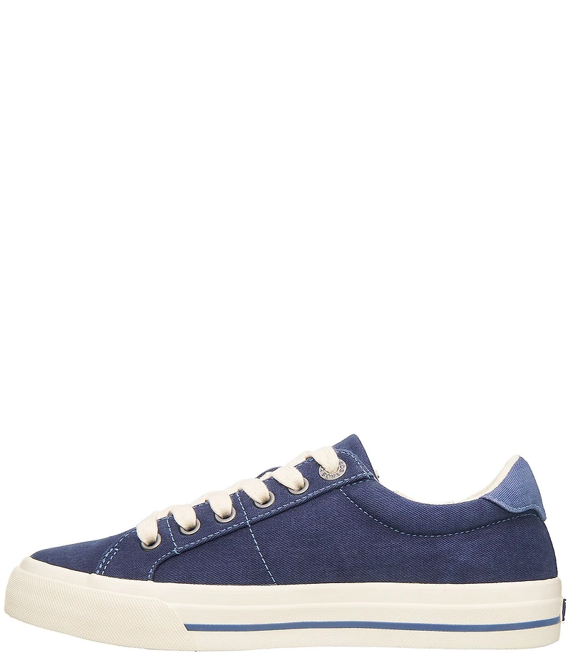 Taos Footwear Z-Soul Canvas Zip Detail Sneakers
