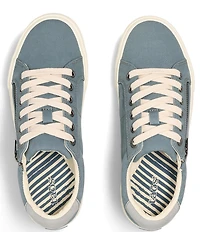 Taos Footwear Z-Soul Canvas Zip Detail Sneakers