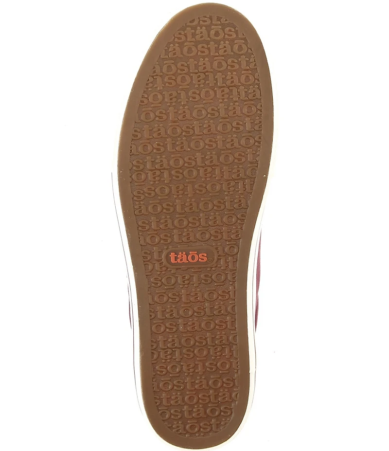 Taos Footwear Z-Soul Canvas Zip Detail Sneakers