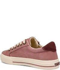 Taos Footwear Z-Soul Canvas Zip Detail Sneakers