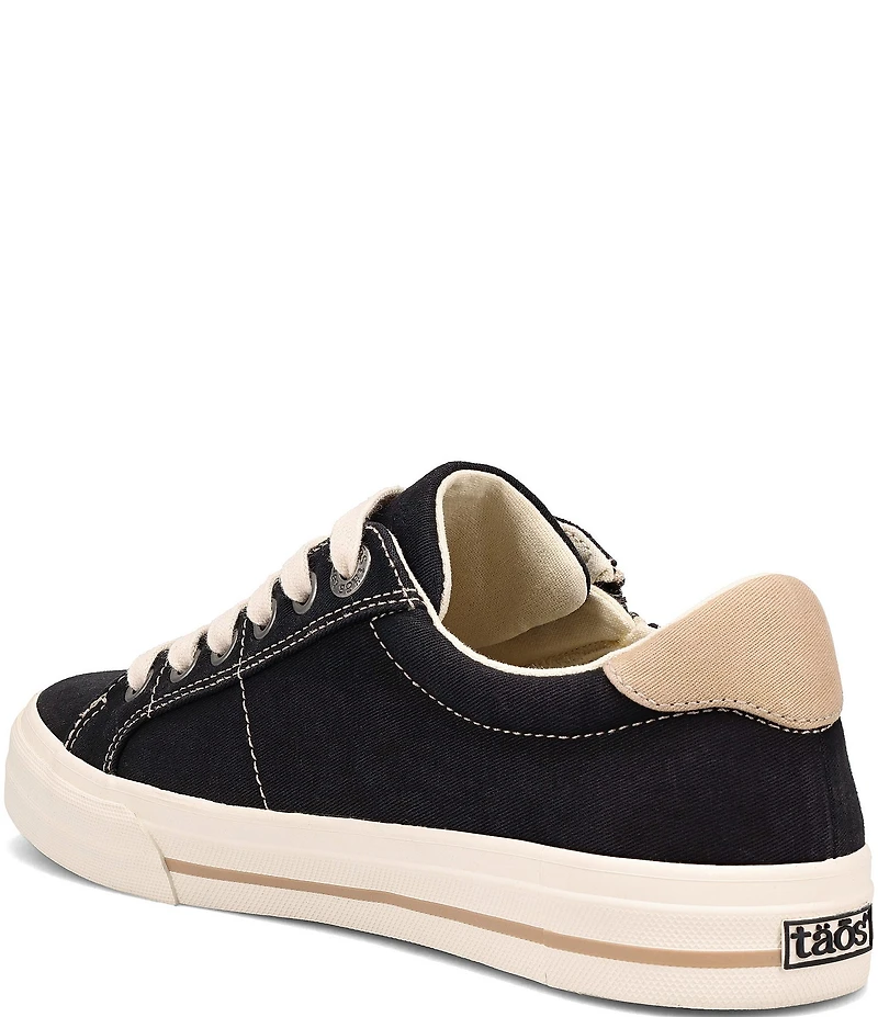 Taos Footwear Z-Soul Canvas Zip Detail Sneakers