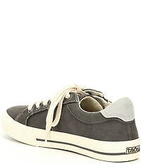 Taos Footwear Z-Soul Canvas Zip Detail Sneakers