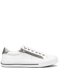 Taos Footwear Z-Soul Canvas Zip Detail Sneakers