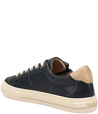 Taos Footwear Z-Soul Lux Leather Zip Platform Sneakers