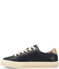 Taos Footwear Z-Soul Lux Leather Zip Platform Sneakers