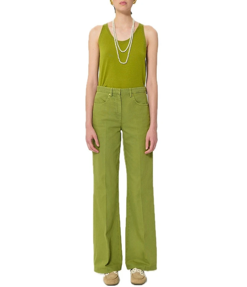 Tara Jarmon High-Rise Straight Jeans