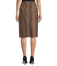 Tara Jarmon Jaden Leopard Print Pencil Skirt