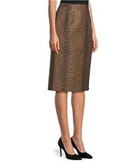 Tara Jarmon Jaden Leopard Print Pencil Skirt