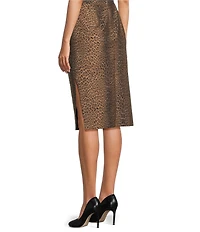 Tara Jarmon Jaden Leopard Print Pencil Skirt