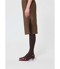Tara Jarmon Jaden Leopard Print Pencil Skirt