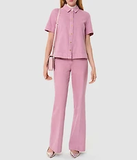 Tara Jarmon Jerome Straight Leg Scoop Pocket Jeans