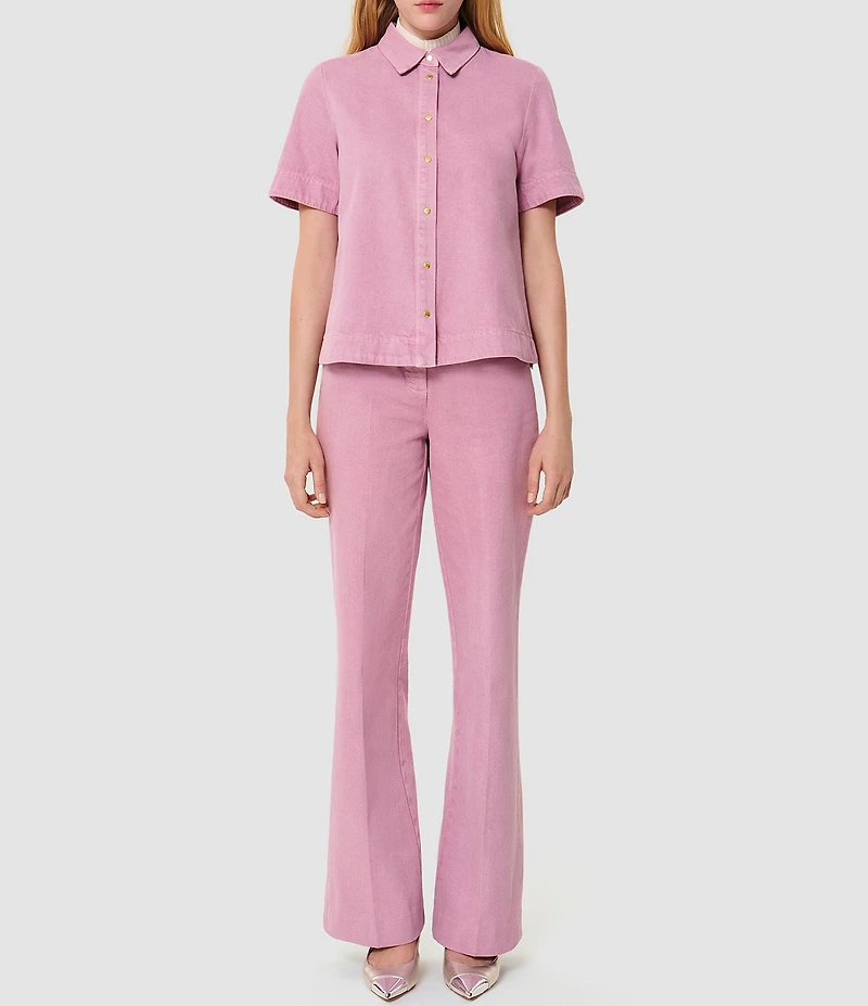 Tara Jarmon Jerome Straight Leg Scoop Pocket Jeans