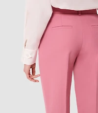 Tara Jarmon Philippa Flat Front Roll Cuff Cropped Pants