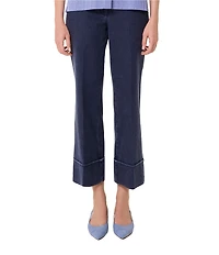 Tara Jarmon Pierre Denim Flare Leg Cropped Jeans