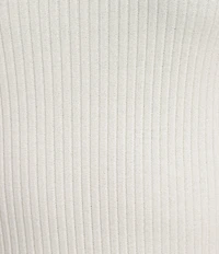 Tara Jarmon Prudie Ribbed Knit Mock Neck Long Sleeve Top