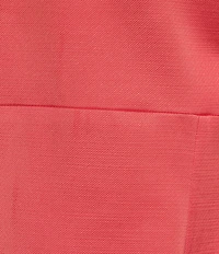 Tara Jarmon Remarquable Satin V-Neck Sleeveless Bow Shoulder Dress