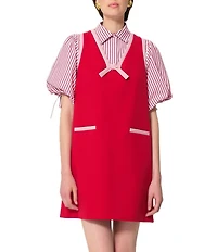 Tara Jarmon Rule V-Neck Sleeveless A-Line Dress