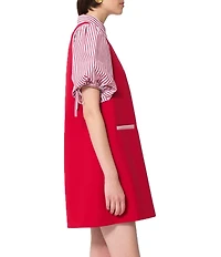 Tara Jarmon Rule V-Neck Sleeveless A-Line Dress