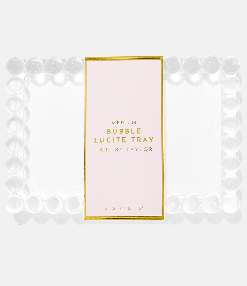 Tart By Taylor Bubble Lucite Tray