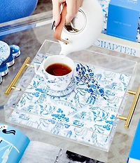 Tart by Taylor Chinoiserie Large Acrylic Tray
