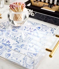 Tart by Taylor Chinoiserie Large Acrylic Tray