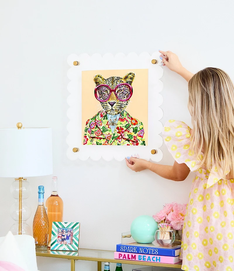 Tart by Taylor Classic Scallop Acrylic Floating Frame, 23#double;