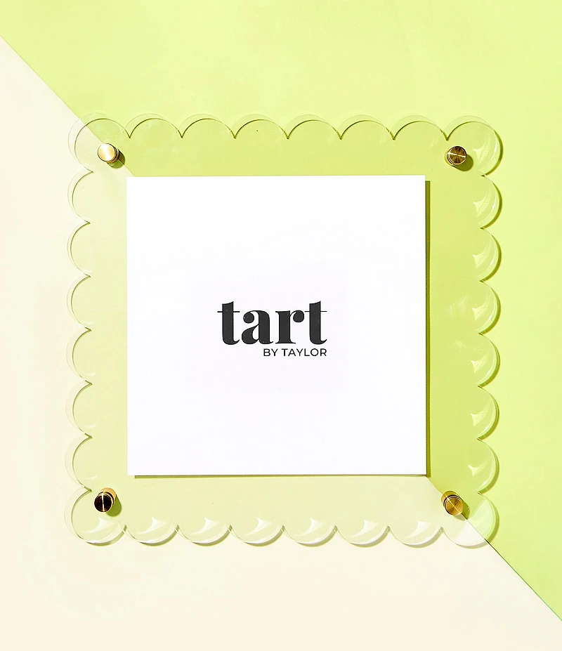 Tart by Taylor Classic Scallop Acrylic Floating Frame, 23#double;