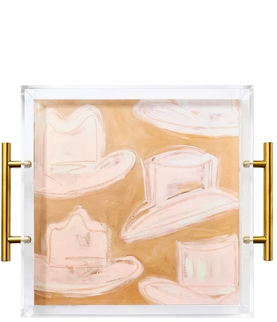 Tart by Taylor Emma Katherine Howdy Cowboy Large Acrylic Tray