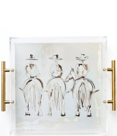 Tart by Taylor Emma Katherine Three Amigos Large Acrylic Tray
