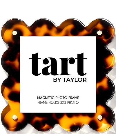 Tart by Taylor Tortoise Mini Acrylic Scallop Edge Picture Frame