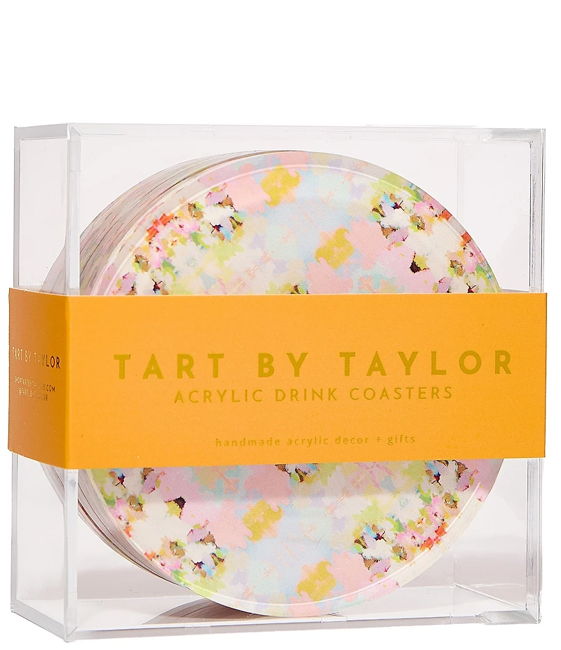 Tart by Taylor x Laura Park Brooks Avenue Acrylic Coasters, Set of 4