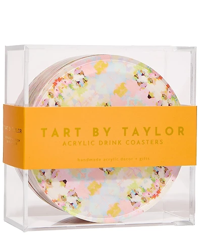 Tart by Taylor x Laura Park Brooks Avenue Acrylic Coasters, Set of 4