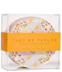 Tart by Taylor x Laura Park Brooks Avenue Acrylic Coasters, Set of 4
