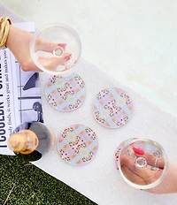 Tart by Taylor x Laura Park Brooks Avenue Acrylic Coasters, Set of 4