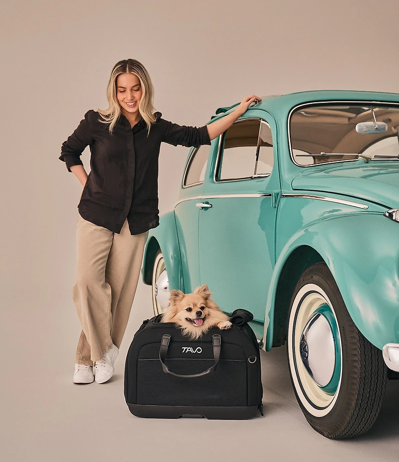 Tavo Pet Hendrick Pet Car Set and Flexible Carrier