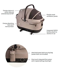 Tavo Pet Maeve™ iso Wind + Roscoe™ Trek Pet Car Seat + Stroller Travel System, ISO5X Wind Size