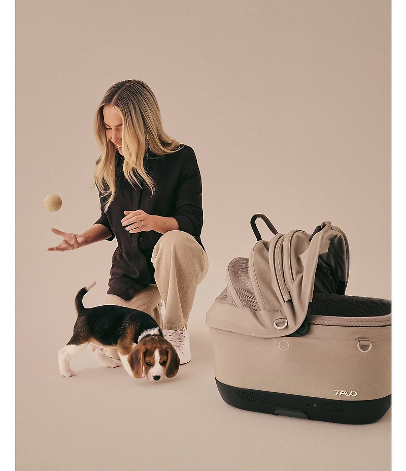 Tavo Pet Maeve™ iso Wind + Roscoe™ Trek Pet Car Seat + Stroller Travel System, ISO5X Wind Size