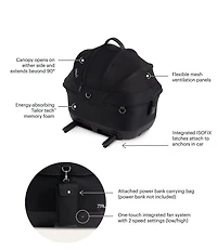 Tavo Pet Maeve™ ISO Wind Pet Car Seat with Built in Fan & Isofix Latches