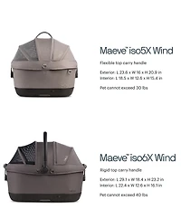 Tavo Pet Maeve™ ISO Wind Pet Car Seat with Built in Fan & Isofix Latches