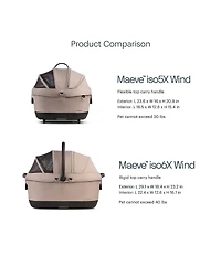 Tavo Pet Maeve™ ISO Wind Pet Car Seat with Built in Fan & Isofix Latches