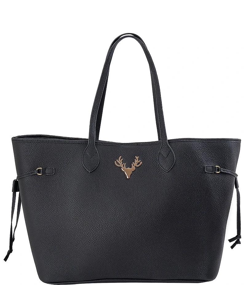 Taxidermy Liz Large Pebble Leather Tote Bag