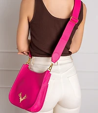 Taxidermy Sayre Leather Mini Sling Crossbody Bag