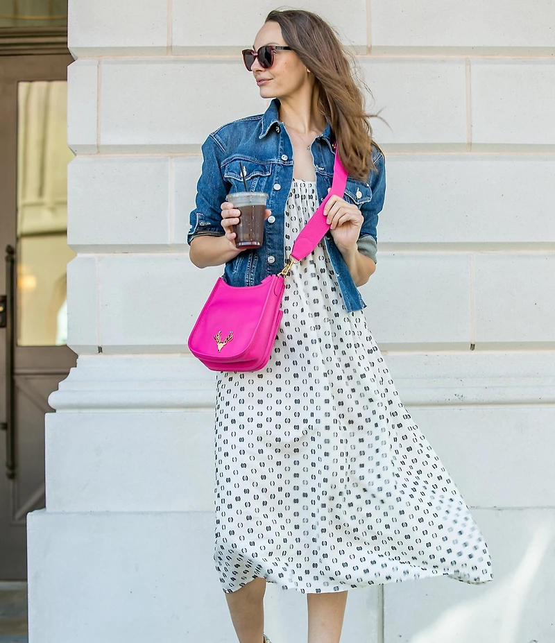 Taxidermy Sayre Leather Mini Sling Crossbody Bag