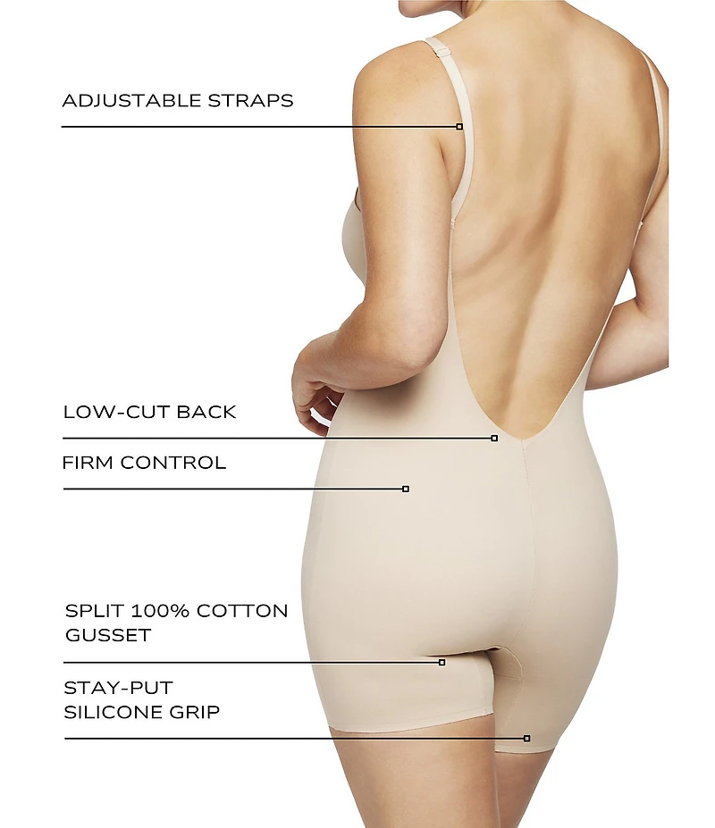 TC Fine Shapewear Dress Rehearsal Low Back Bodysuit