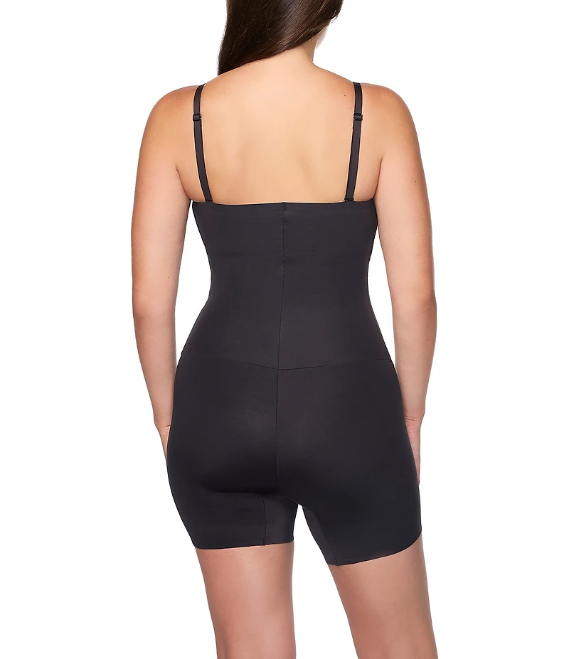 TC Fine Shapewear Dress Rehearsal Strapless Mid-Thigh Shaping Bodysuit